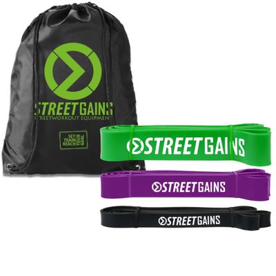 Pull Up Pack - Resistance Power Bands - Inclusief Draagtas | StreetGains®