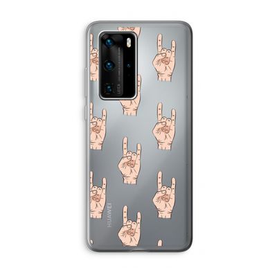 Rock: Huawei P40 Pro Transparant Hoesje