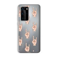 Rock: Huawei P40 Pro Transparant Hoesje
