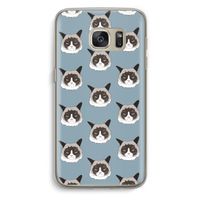 It's a Purrr Case: Samsung Galaxy S7 Transparant Hoesje
