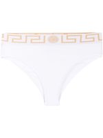 Versace culotte Greca Border à taille haute - Blanc