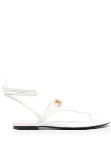 Valentino Garavani sandales VLOGO en cuir - Blanc