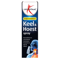 Lucovitaal Voedingssupplementen Keel Hoest Spray Kriebelhoest 20ml