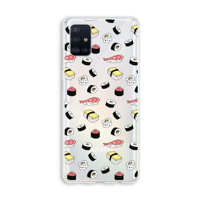 Sushi time: Galaxy A51 4G Transparant Hoesje