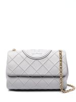 Tory Burch sac porté épaule convertible Fleming Soft - Gris