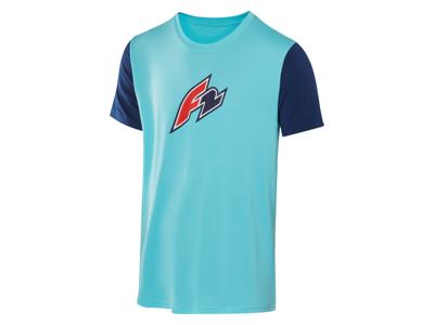 Heren sportshirt (Blauw, XL)