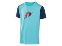 Heren sportshirt (Blauw, L)