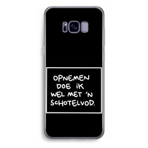 Schotelvod: Samsung Galaxy S8 Plus Transparant Hoesje