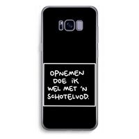 Schotelvod: Samsung Galaxy S8 Plus Transparant Hoesje