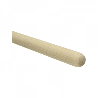 Trapleuning eiken onbehandeld rond 40 mm 350 cm