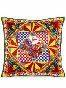 Dolce & Gabbana coussin à imprimé Sicilian Carretto médium - Jaune