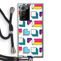 8-bit N°7: Samsung Galaxy Note 20 Ultra / Note 20 Ultra 5G Transparant Hoesje met koord
