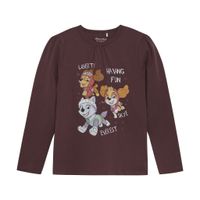 Minymo Meisjes shirt Paw Patrol - Catawba grape - thumbnail