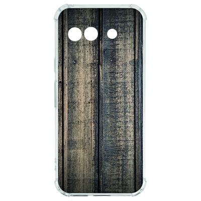 Google Pixel 9a Hoesje - Steigerhout TPU Antishock