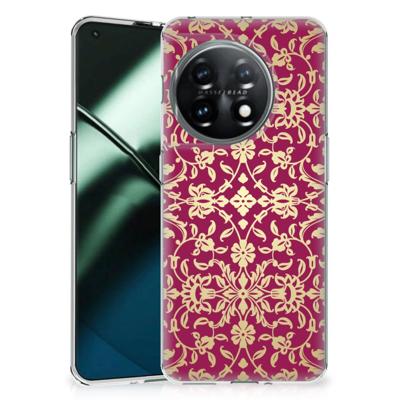 Siliconen Hoesje OnePlus 11 Barok Pink Siliconen Hoesje OnePlus 11 Barok Pink