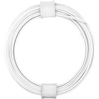 Donau Elektronik 114-55 Draad 2 x 0.08 mm² Wit 5 m - thumbnail