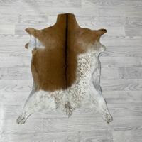 Geitenhuid bruin zwart wit 90x70cm