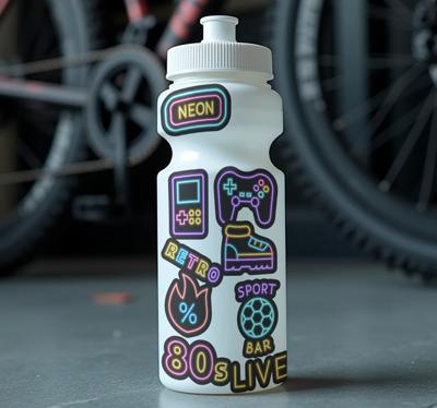 Neonset fiets sticker
