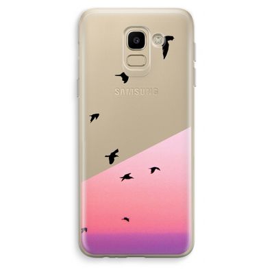 Fly away: Samsung Galaxy J6 (2018) Transparant Hoesje