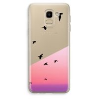 Fly away: Samsung Galaxy J6 (2018) Transparant Hoesje