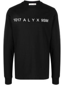 1017 ALYX 9SM t-shirt en coton à logo imprimé - Noir