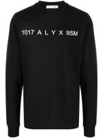 1017 ALYX 9SM t-shirt en coton à logo imprimé - Noir