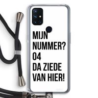 Da ziede van hier: OnePlus Nord N10 5G Transparant Hoesje met koord