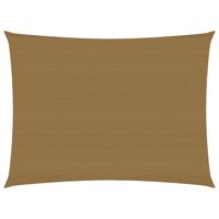 VidaXL Zonnezeil 160 g/m² 3x4 m hdpe taupe