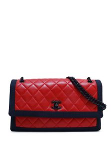 CHANEL Pre-Owned sac porté épaule à matelassage losanges (2015) - Rouge