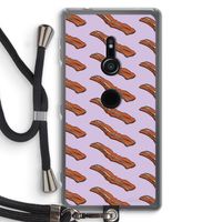 Bacon to my eggs #2: Sony Xperia XZ2 Transparant Hoesje met koord