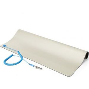 StarTech.com Antistatische Mat met Aardingskabel, 60cm x 120cm, ESD Mat voor Elektronica, Antistatis