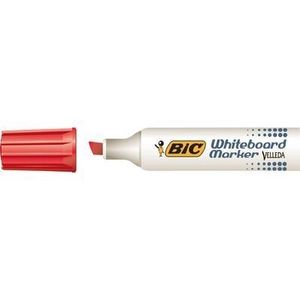 BIC Velleda 1781 markeerstift 12 stuk(s) Beitelvormige punt Rood