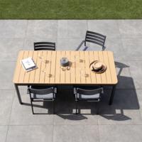 Tuintafel Luke Polywood Naturel 200cm - Giga Meubel