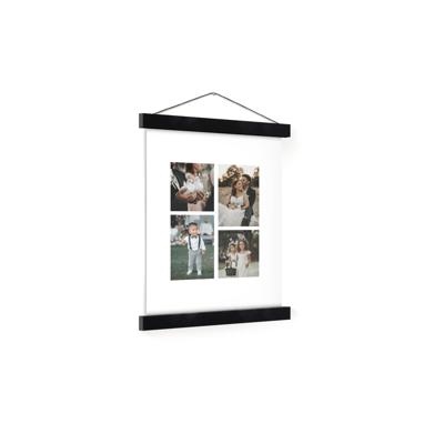 Gepersonaliseerde poster met zwarte posterhanger 20x30