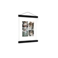 Gepersonaliseerde poster met zwarte posterhanger 20x30