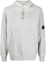 C.P. Company hoodie en coton à détail verre de lunette signature - Gris