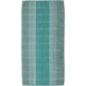 Cawö Cawö Cashmere Streifen Badlaken Munt 80x150