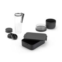 Brabantia ontbijt en lunchset make & take dark gre dark grey