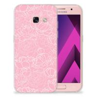 Samsung Galaxy A3 2017 | TPU Case | White Flowers
