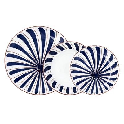 Serviesset Bidasoa Oceanika Blauw Keramisch 18 Onderdelen