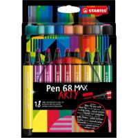 STABILO Pen 68 MAX, ARTY etui 18 kleuren (768/24, 58, 56, 19, 48, 54, 44, 33, 36, 51, 13, 57, 32, 26, 89, 45, 94, 46 )