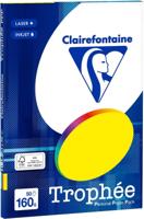 Zonnegeel A4 papier 160 gram 50 vel Clairefontaine Trophée