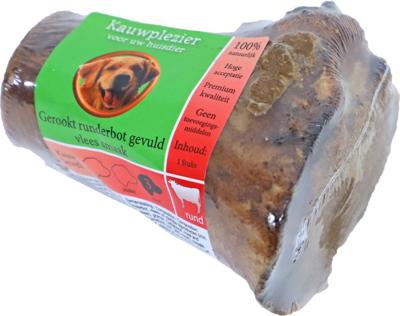 Natuurlijke Snack runderbot gerookt vlees gevuld - Gebr de boon