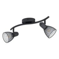Eglo SpotCarovigno 2-lichts zwart - 98622
