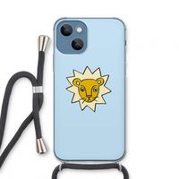Kleine leeuw: iPhone 13 mini Transparant Hoesje met koord