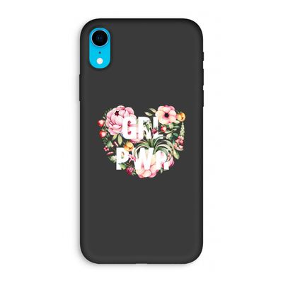 GRL PWR Flower: iPhone XR Biologisch afbreekbaar hoesje