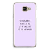 Ochtendhumeur: Samsung Galaxy A5 (2016) Transparant Hoesje