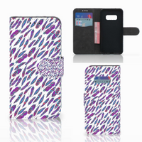 Samsung Galaxy S10e Telefoon Hoesje Feathers Color - thumbnail