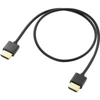 SpeaKa Professional SP-9070576 HDMI-kabel HDMI Aansluitkabel HDMI-A-stekker, HDMI-A-stekker 0.50 m Zwart 4K UHD, Audio Return Channel (ARC), Vergulde - thumbnail