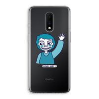 Zwaai: OnePlus 7 Transparant Hoesje